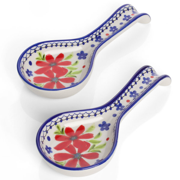 Silicone Spoon Rest Slotted Heat Resistant For Kitchen With Wide Drip